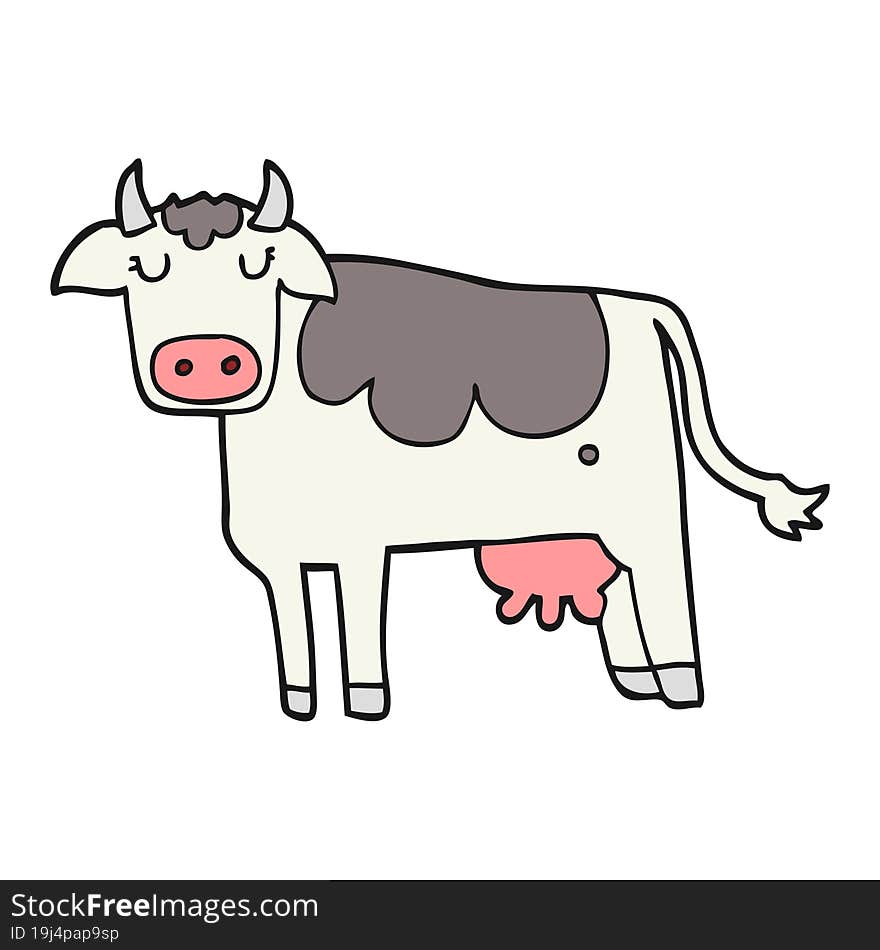 cartoon cow