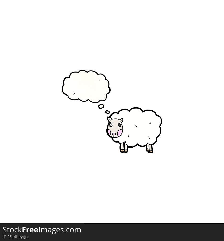 cartoon sheep