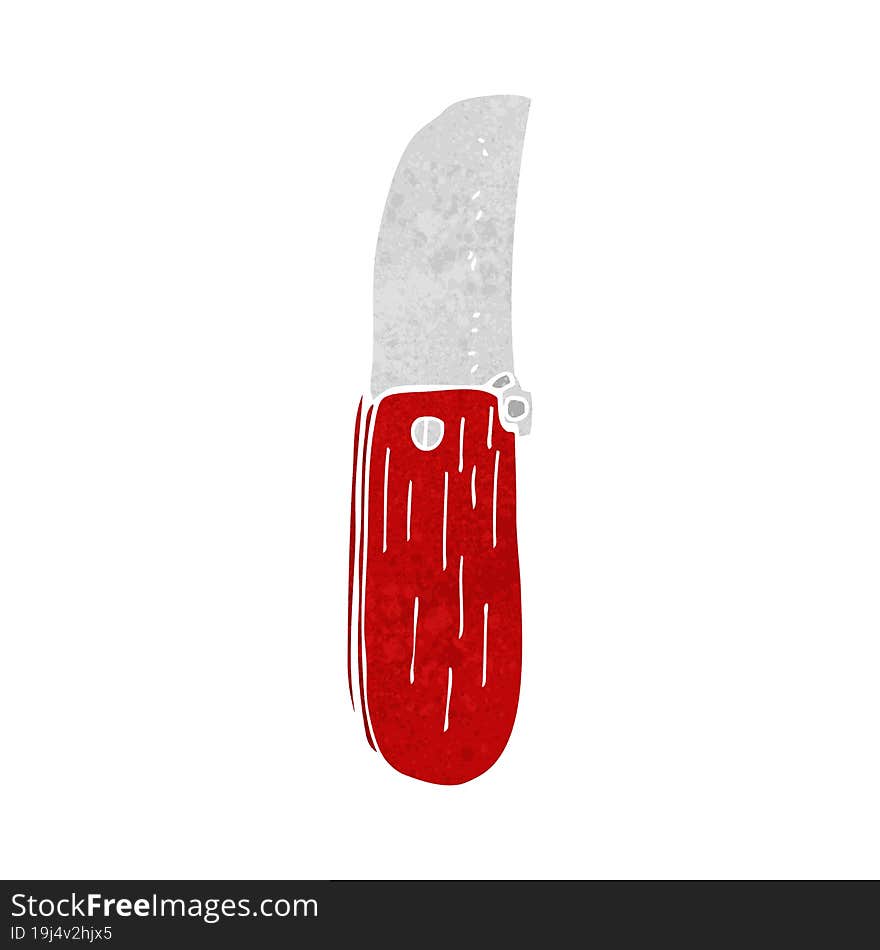 cartoon folding knife