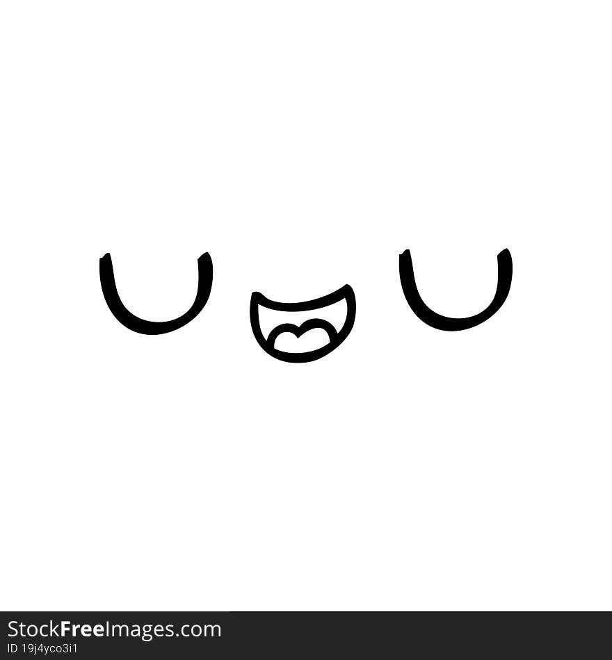 cute cartoon face