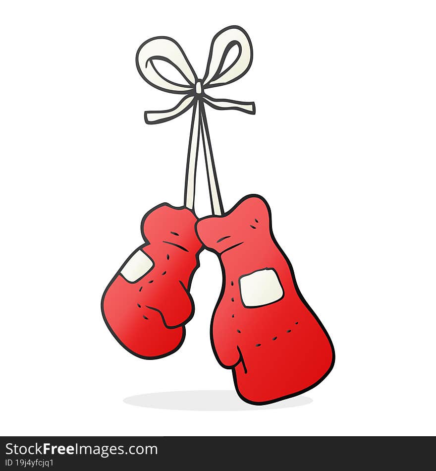 cartoon boxing gloves