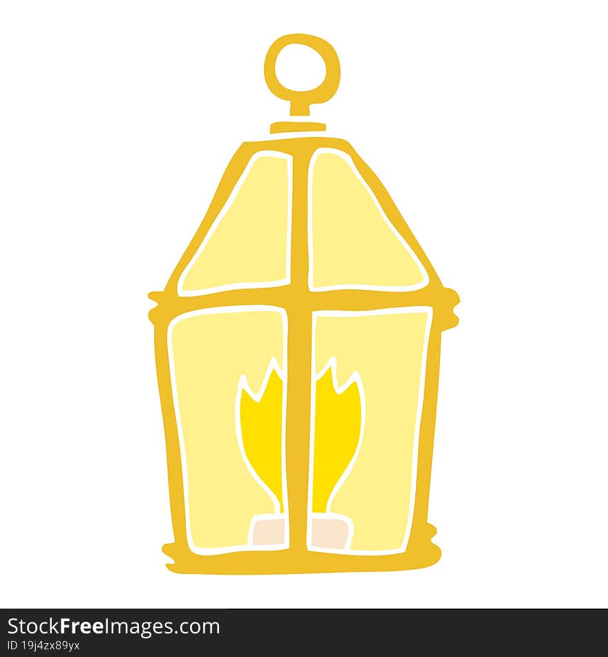 cartoon doodle lantern