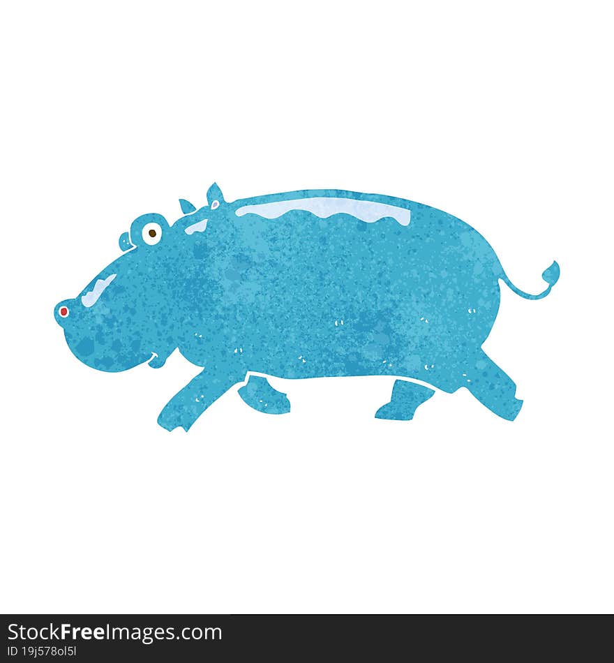 Cartoon Hippopotamus