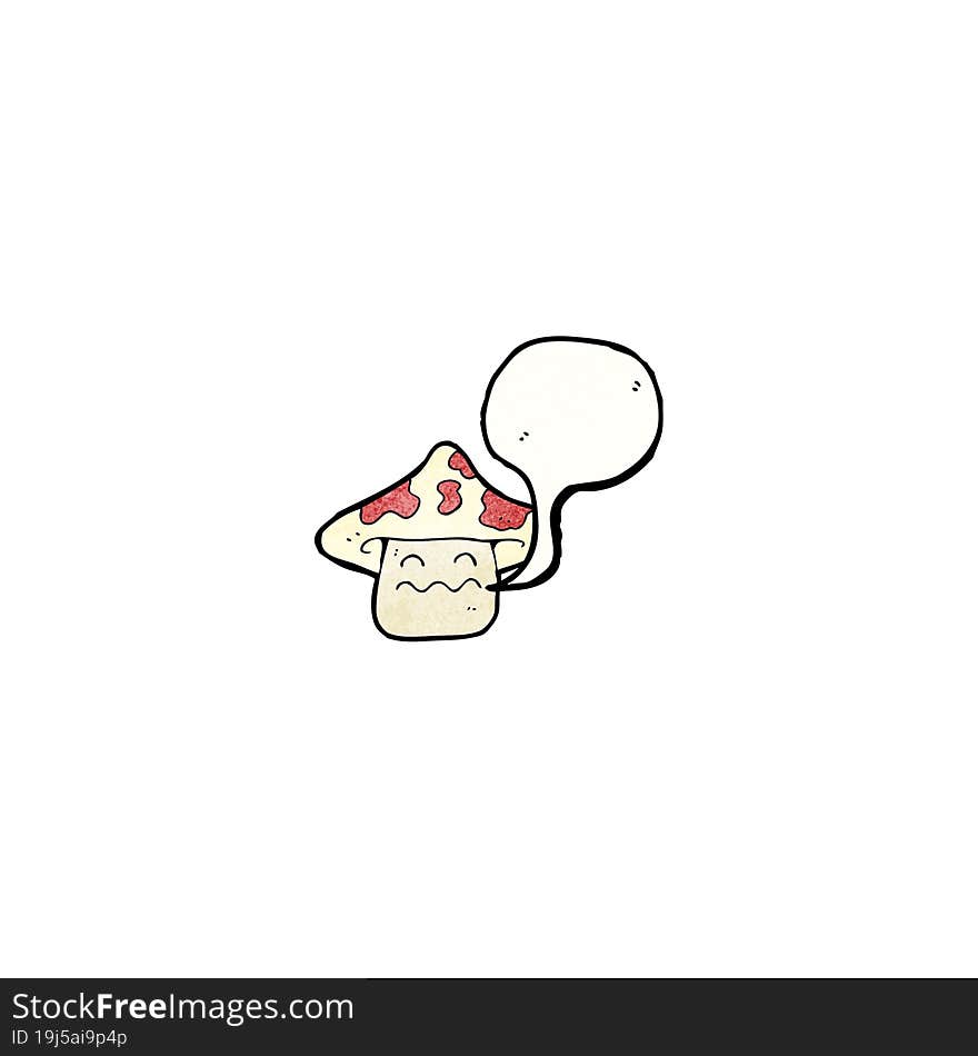 mushroom cartoon character