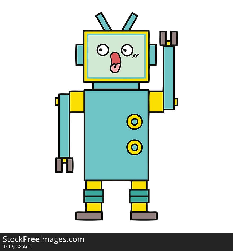 Cute Cartoon Robot