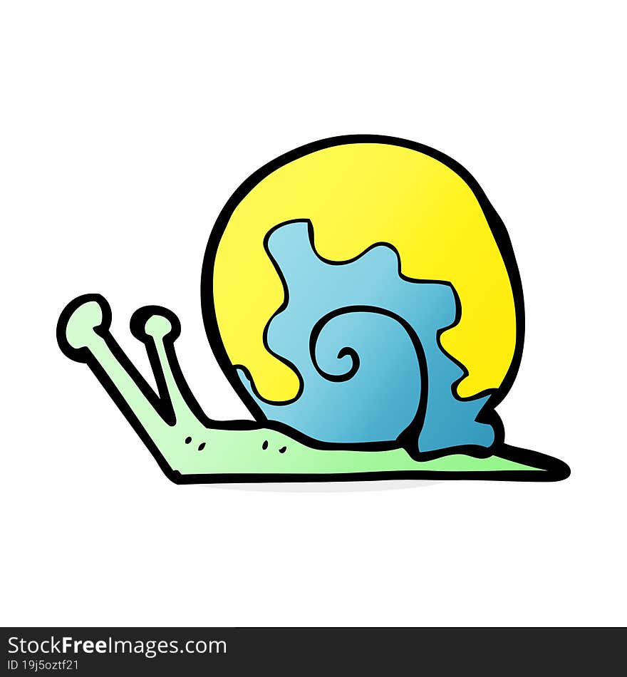 cartoon snail