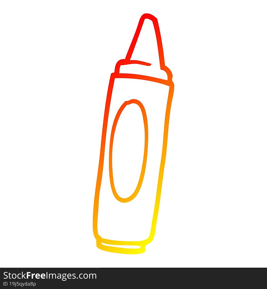 warm gradient line drawing cartoon coloring crayon