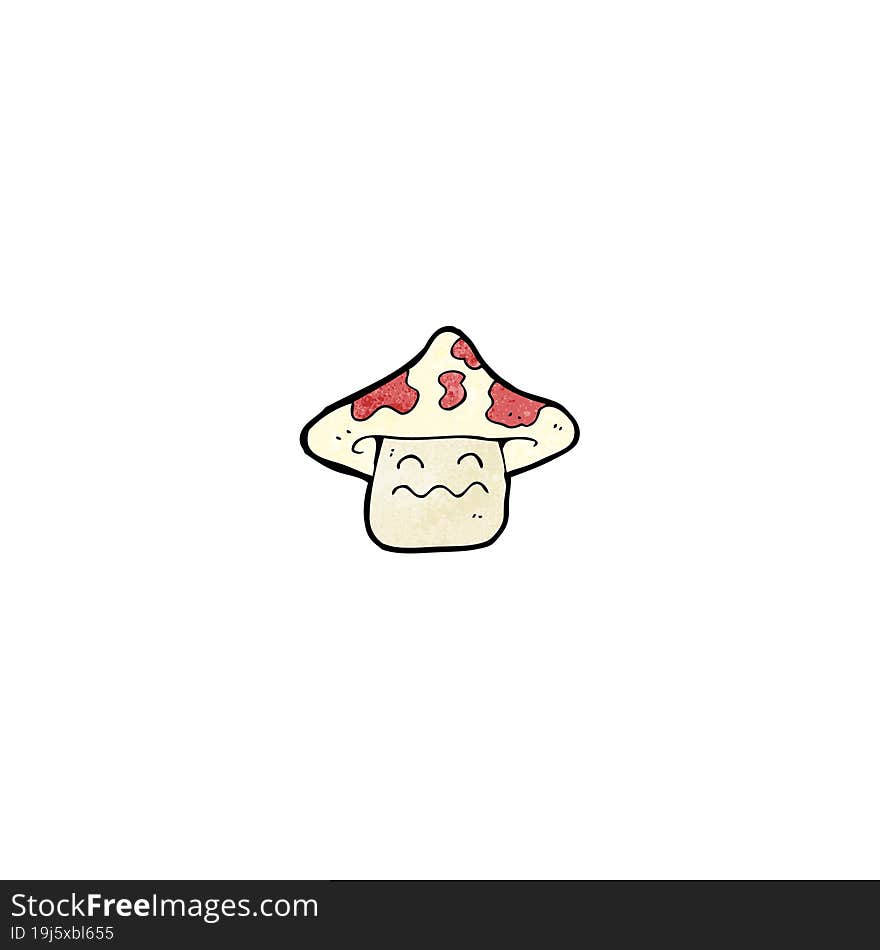 Mushroom Cartoon Character