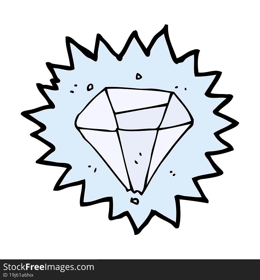 cartoon diamond