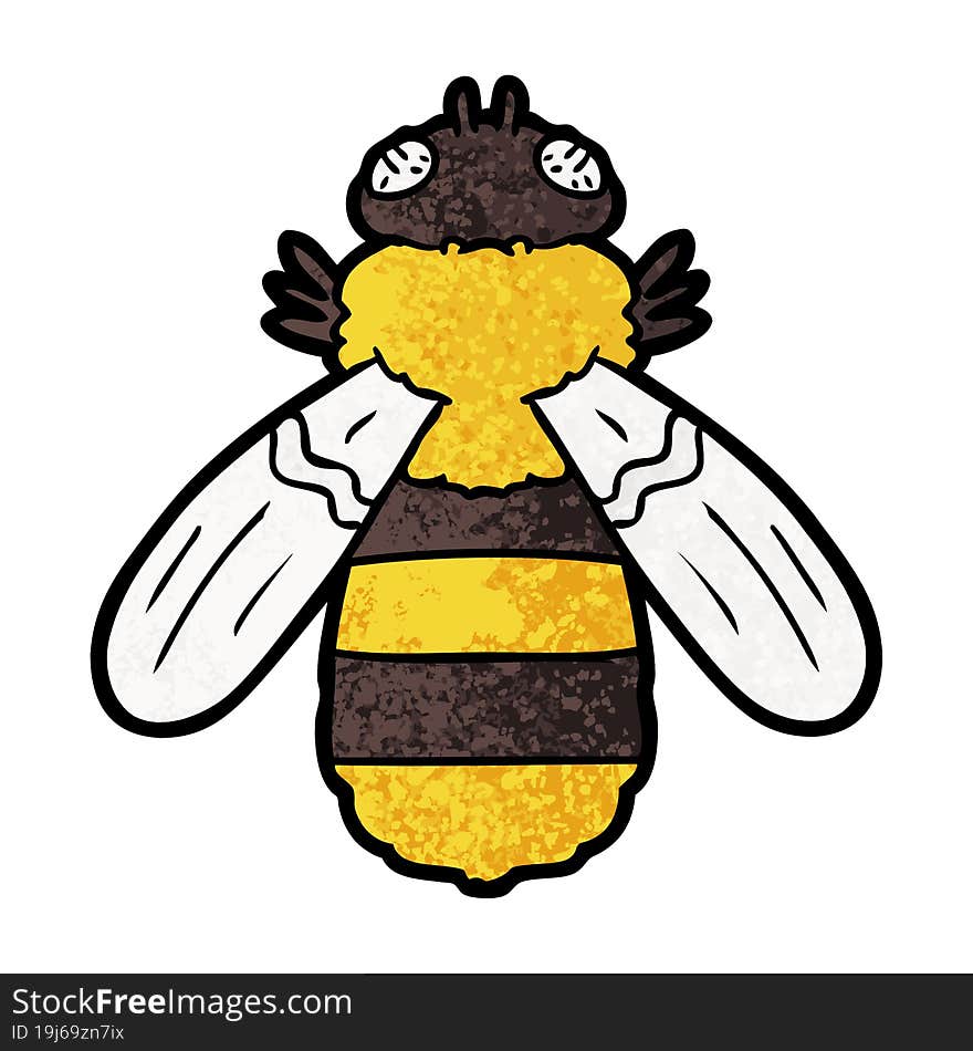 cartoon bee. cartoon bee