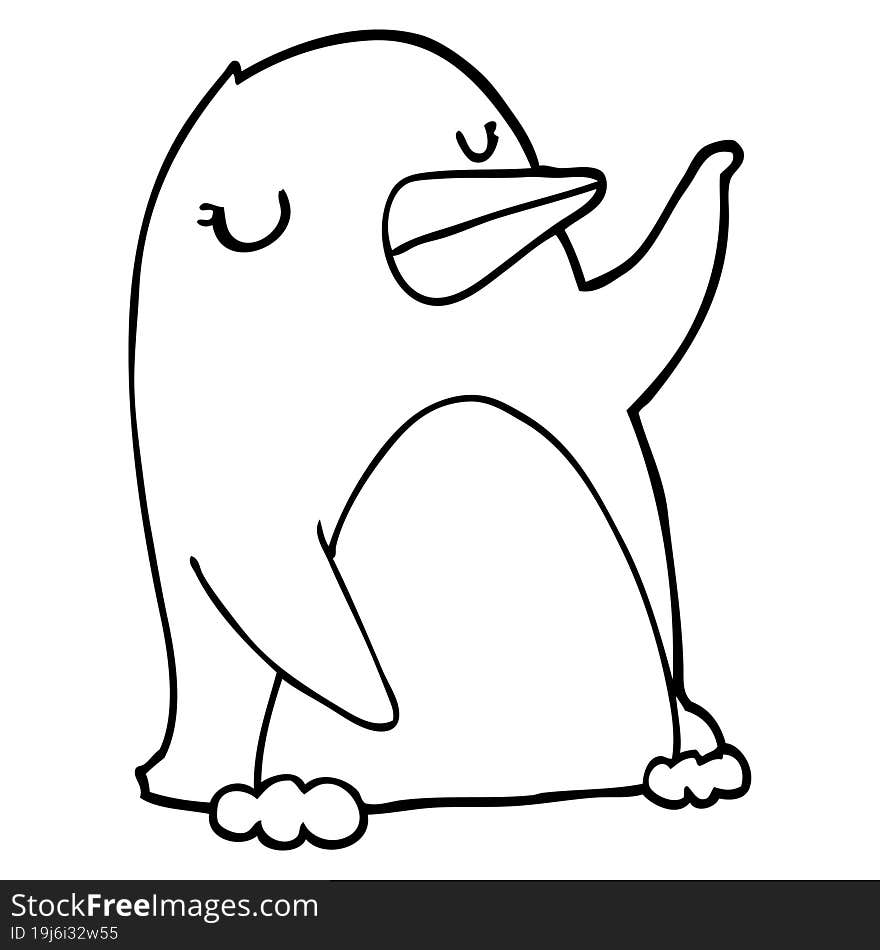 Cartoon Penguin