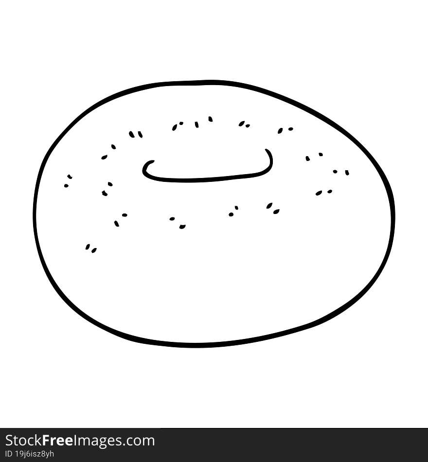 cartoon donut