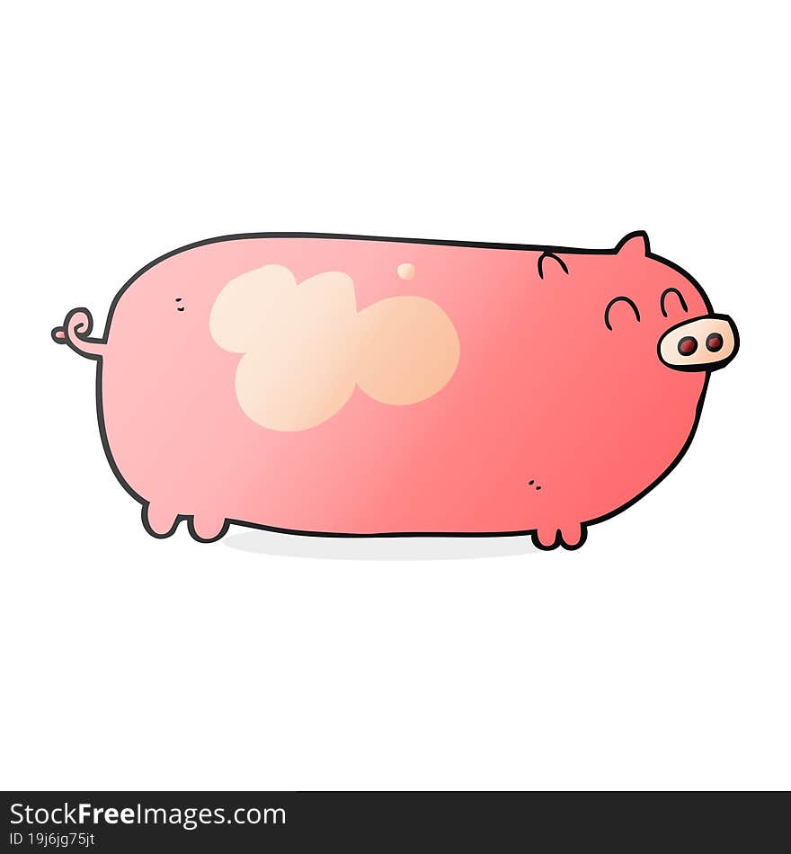 Cartoon Pig