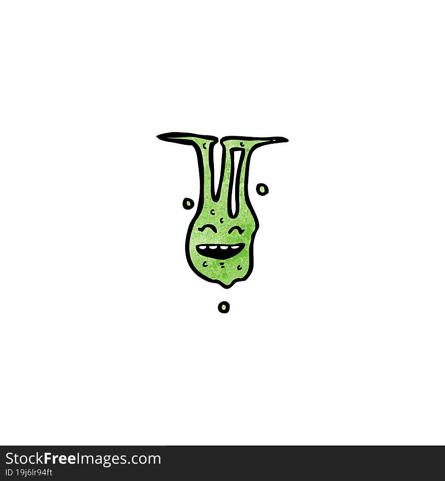 cartoon slime blob monster