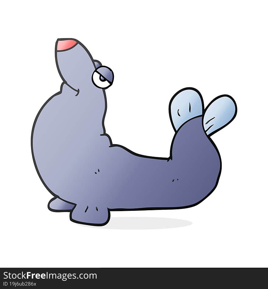 Cartoon Proud Seal