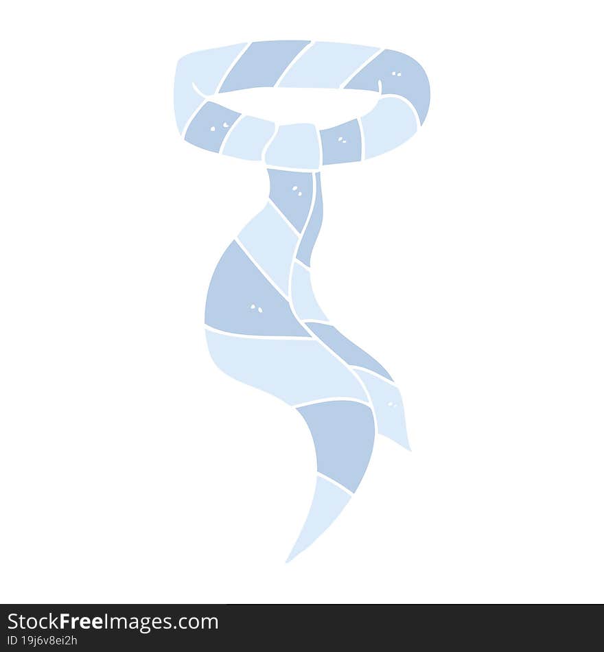 flat color illustration of work tie. flat color illustration of work tie