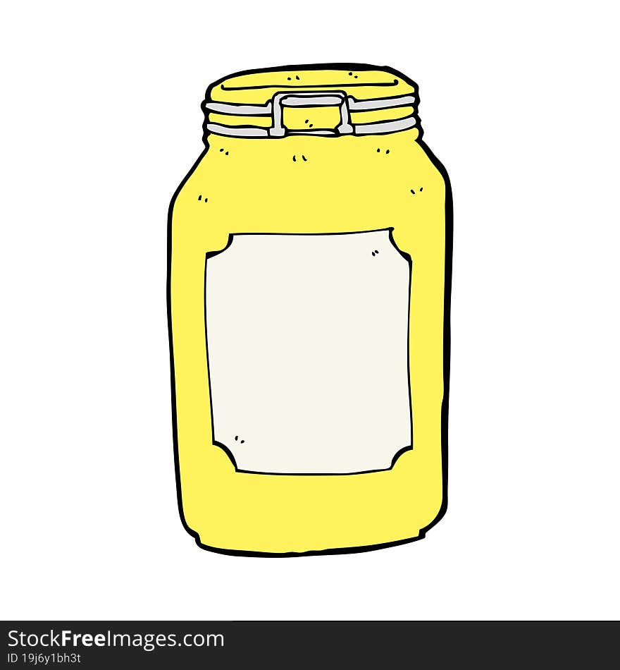 Cartoon Jar