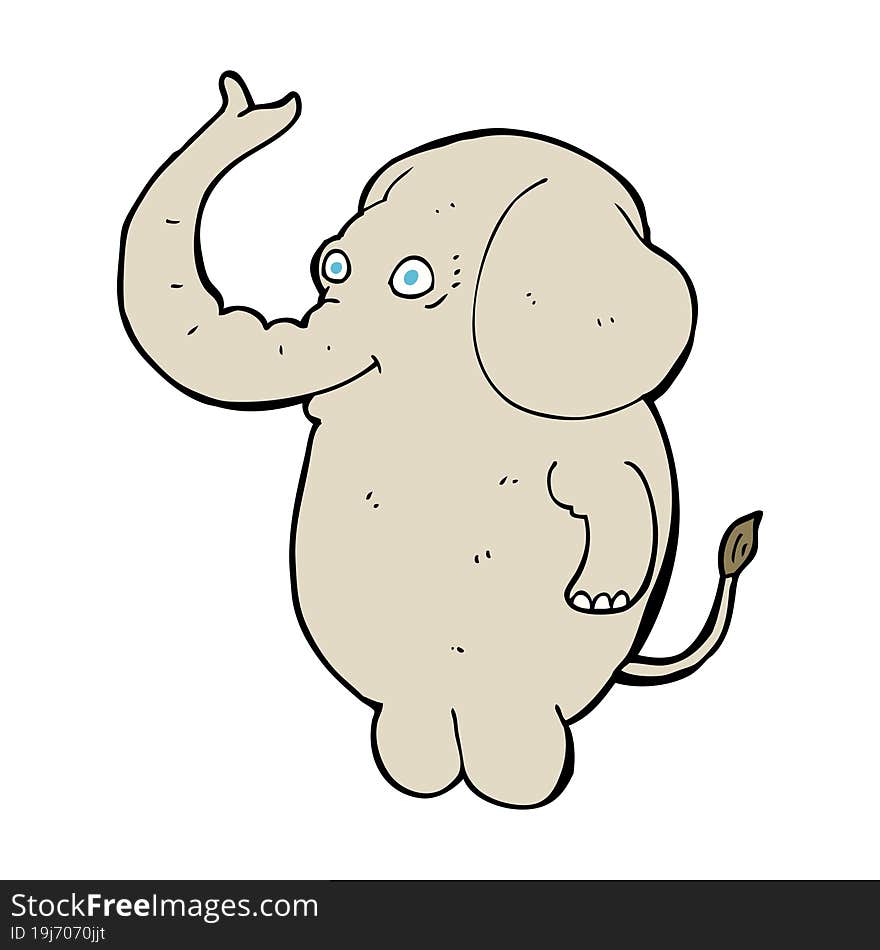 cartoon funny elephant