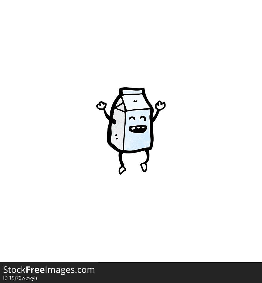 cartoon milk carton