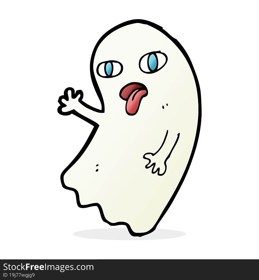 Funny Cartoon Ghost