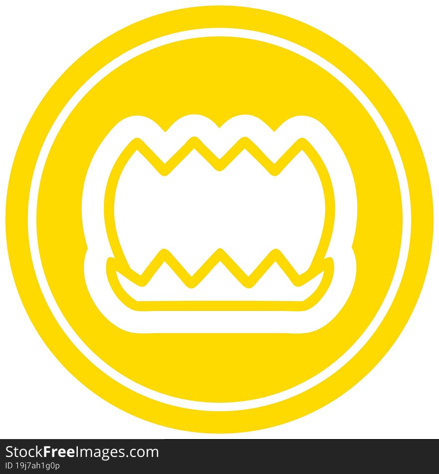 Lotus Flower Circular Icon