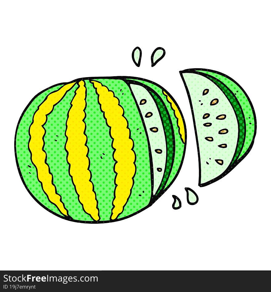 cartoon watermelon