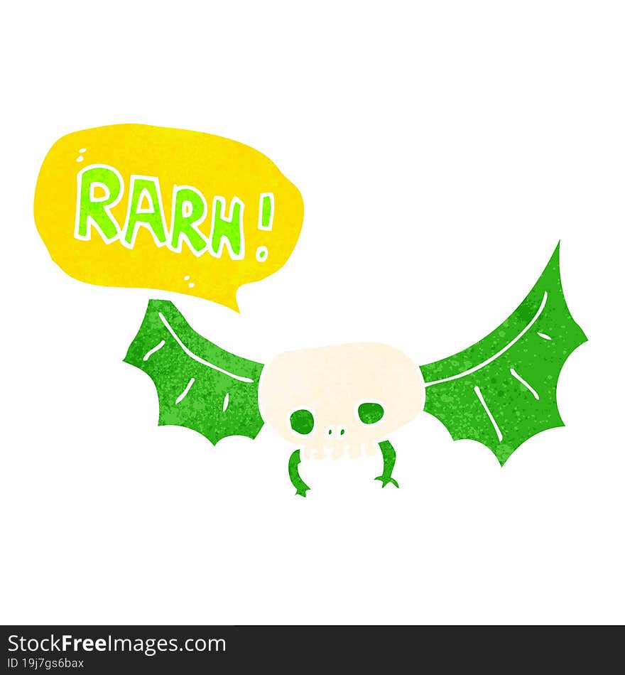 Cartoon Vampire Bat