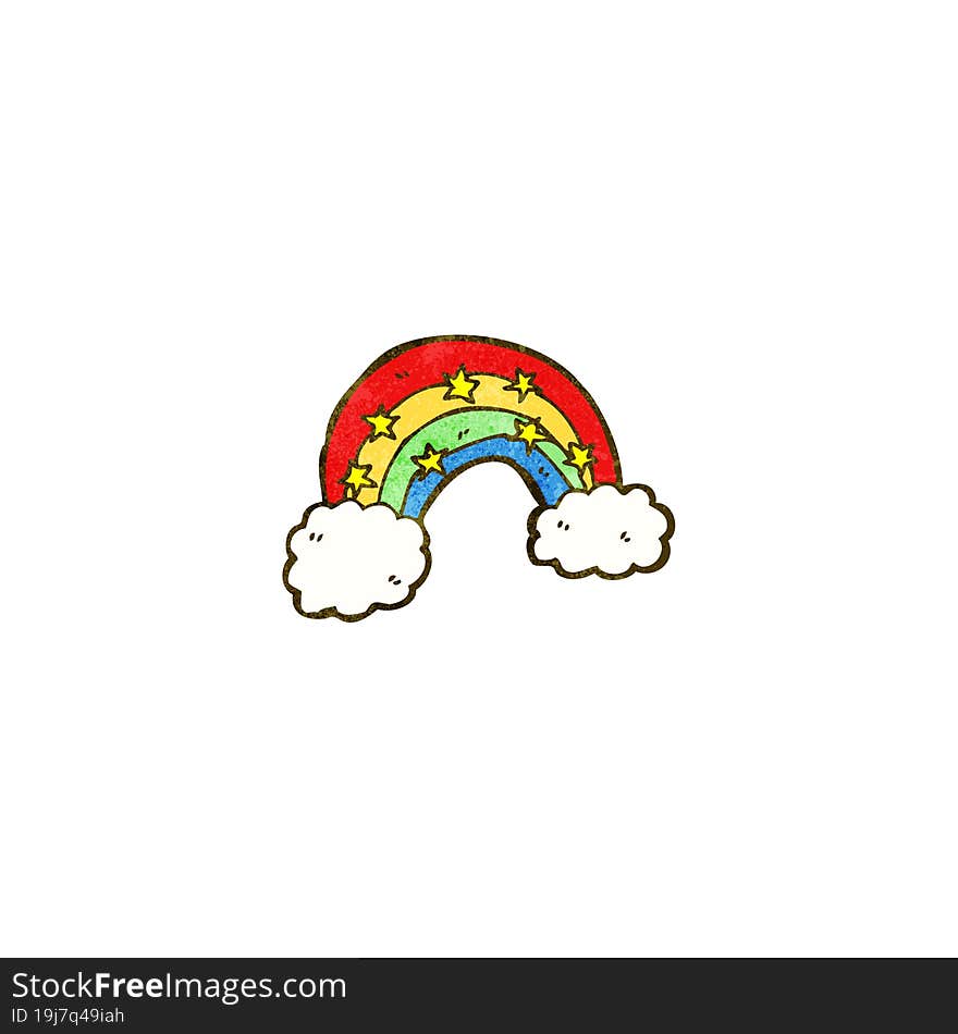 cartoon rainbow