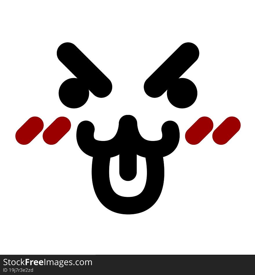 mean animal face icon