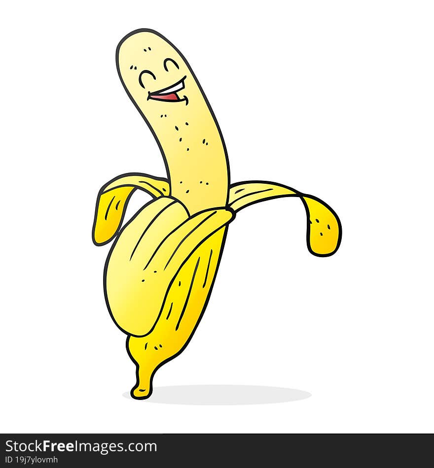 cartoon banana