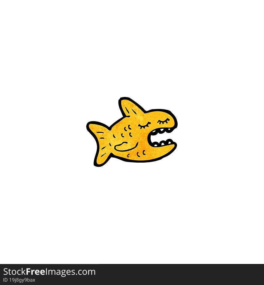 cartoon goldfish