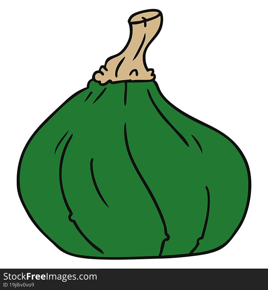 hand drawn cartoon doodle of a squash