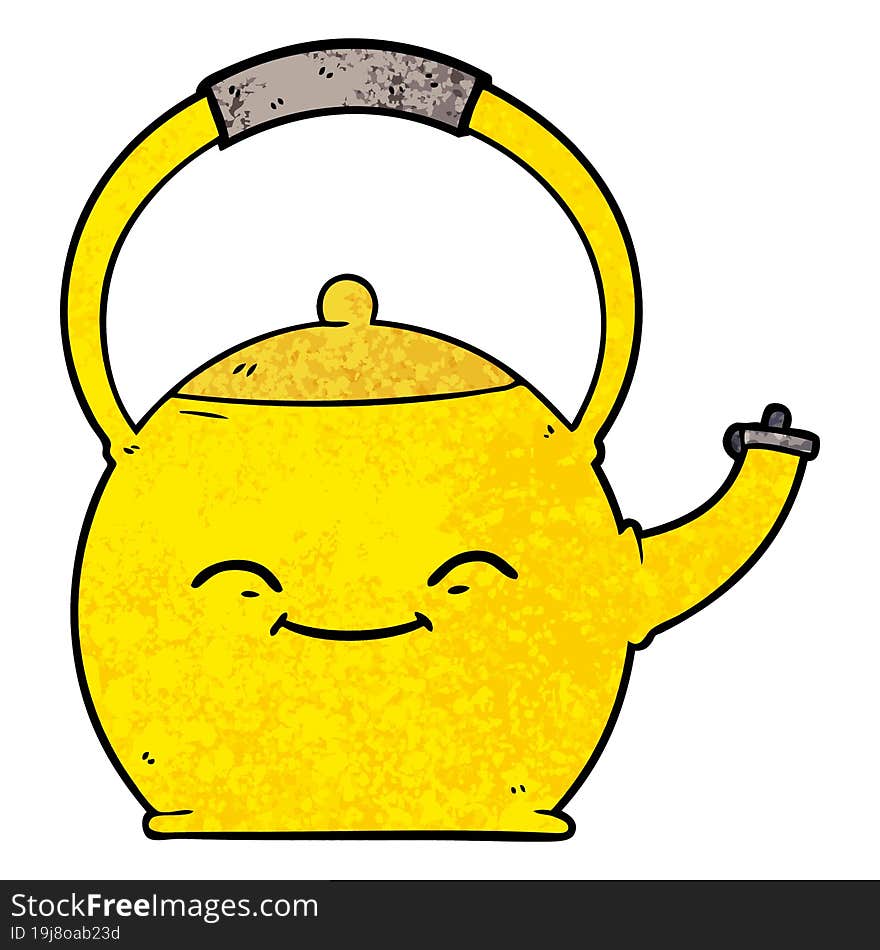 cartoon kettle. cartoon kettle