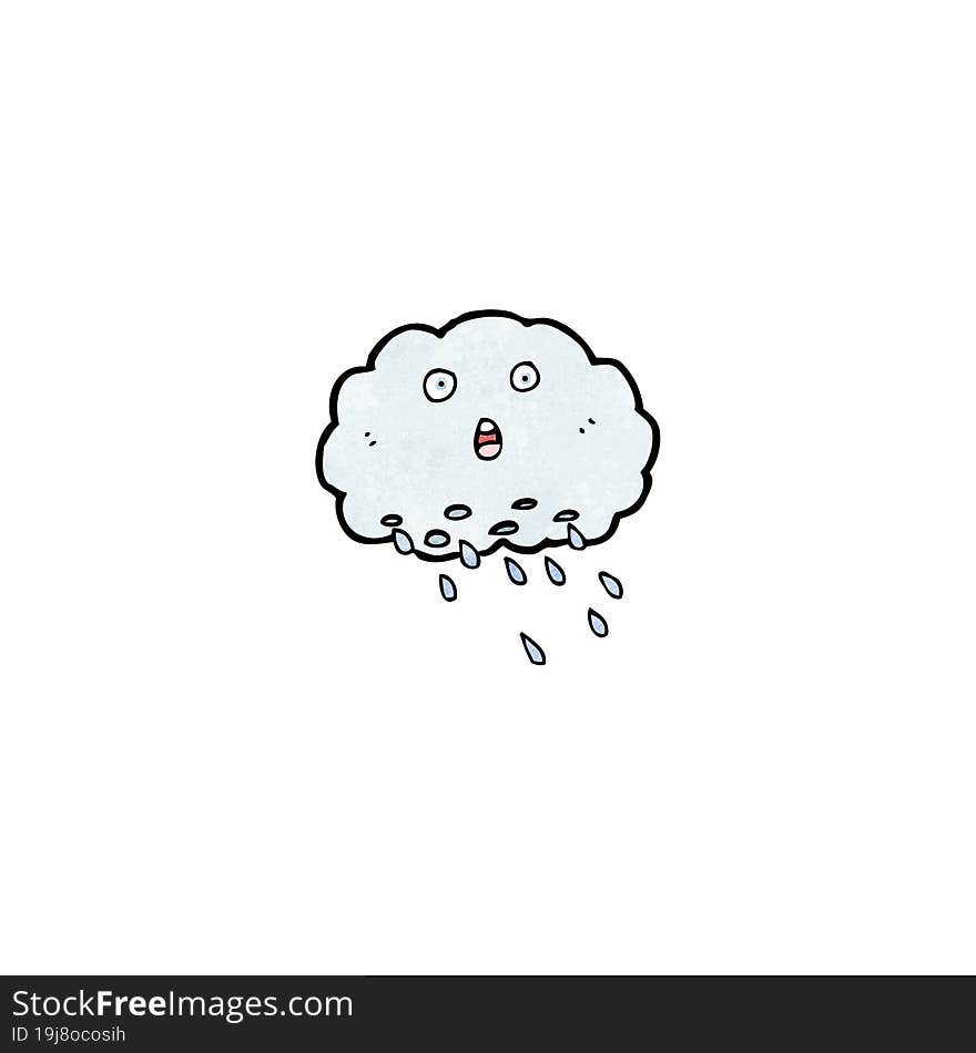 Cartoon Rain Cloud