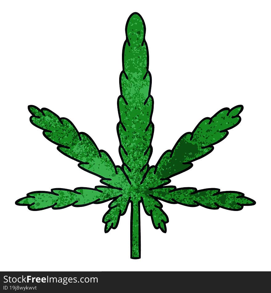 hand drawn quirky cartoon marijuana. hand drawn quirky cartoon marijuana