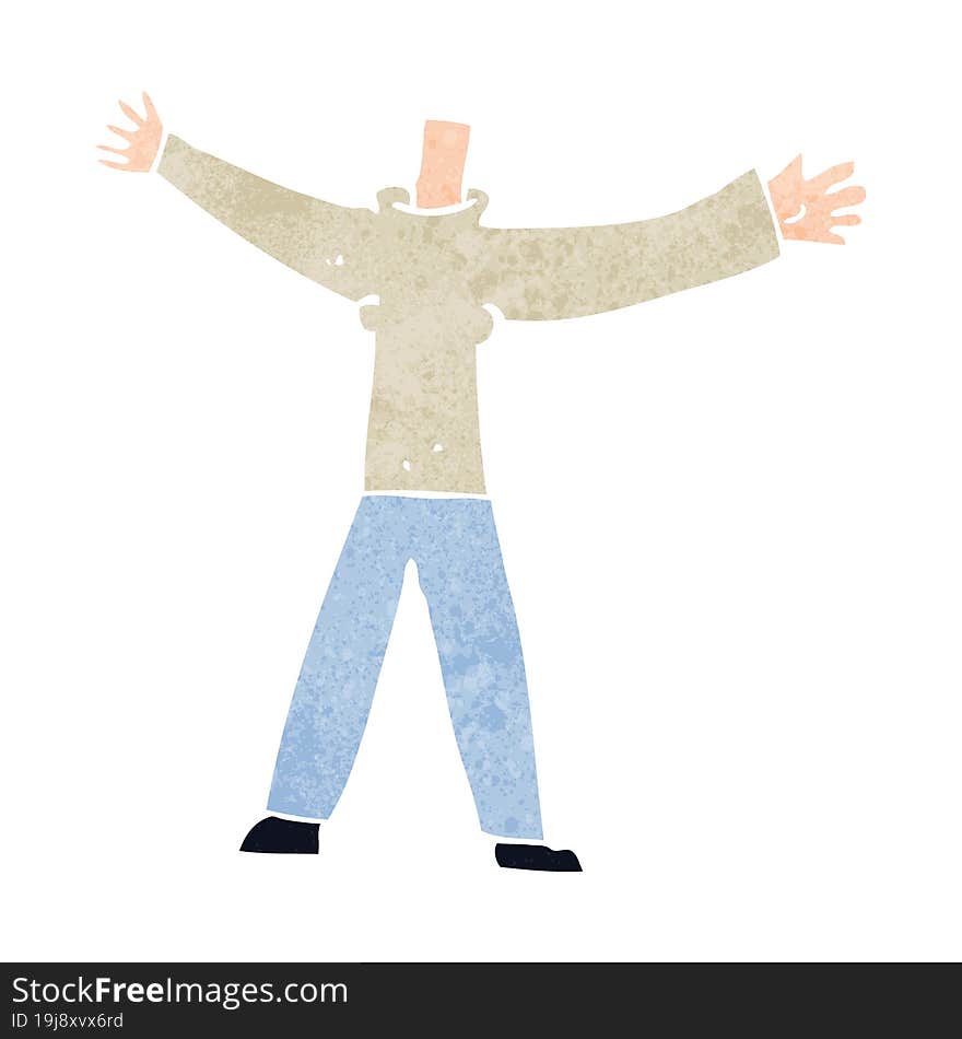 cartoon headless body (mix and match cartoons or add own photo