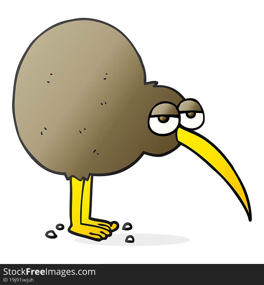 cartoon kiwi