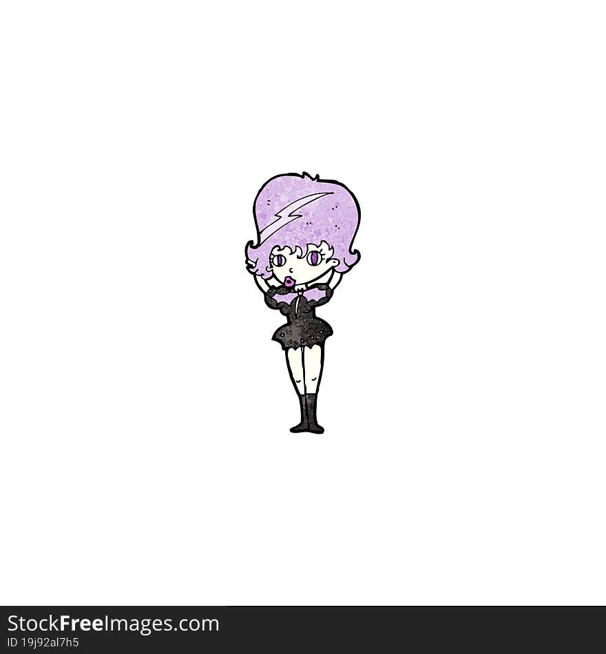 cartoon vampire girl