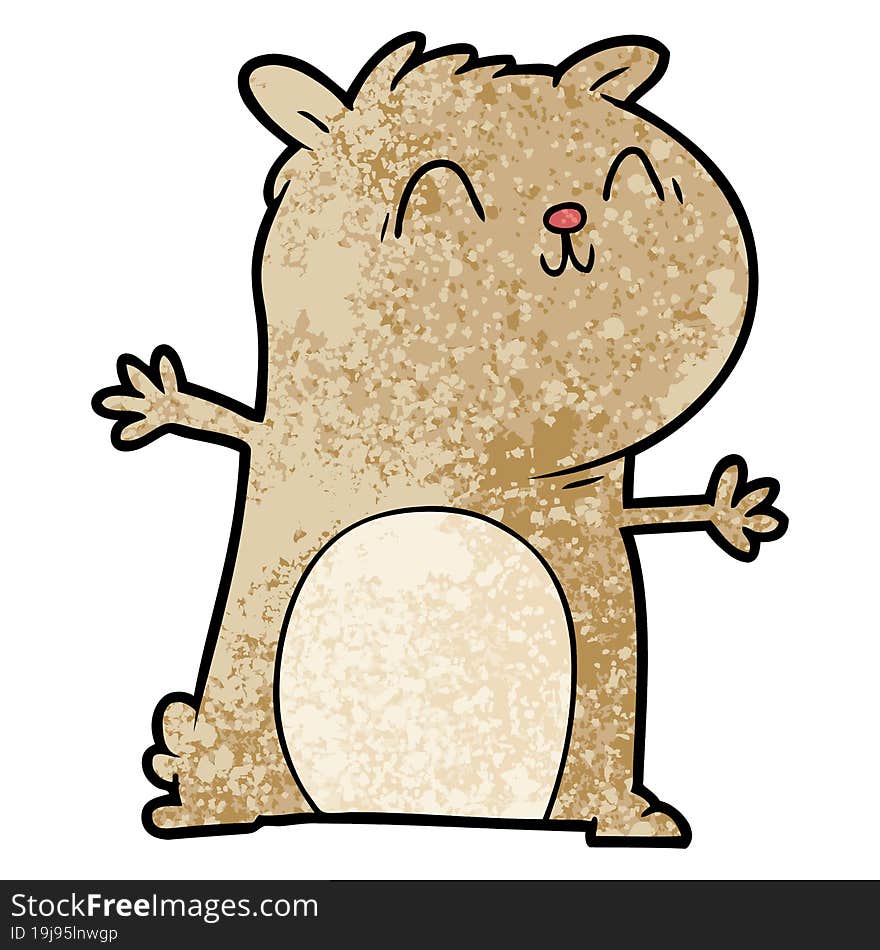 cartoon gerbil. cartoon gerbil