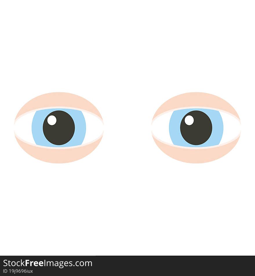 Staring Eyes Graphic Icon