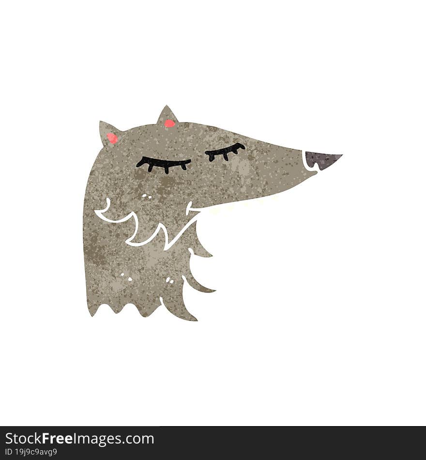 cartoon wolf