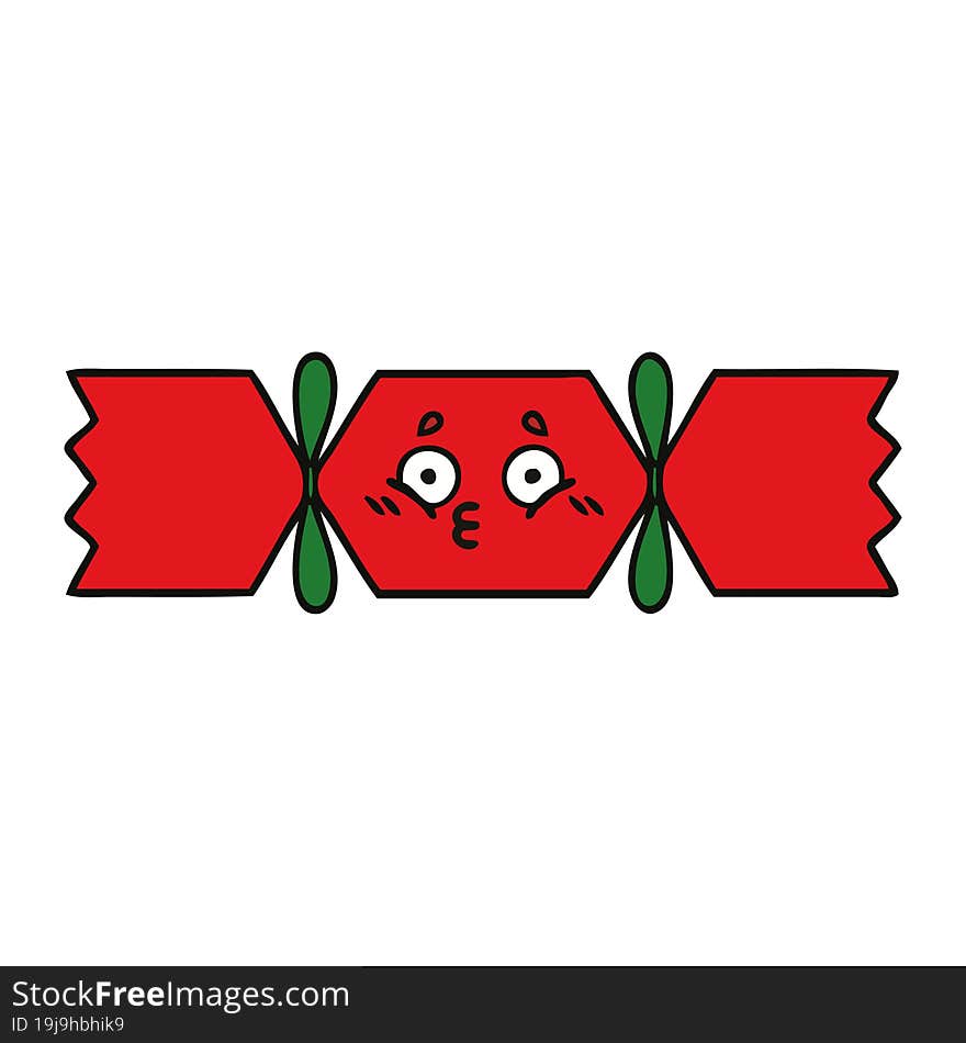 cute cartoon christmas cracker