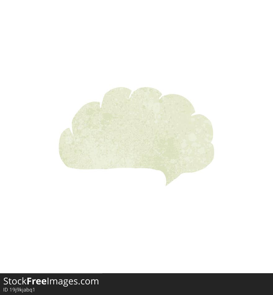 cartoon speech balloon cloud