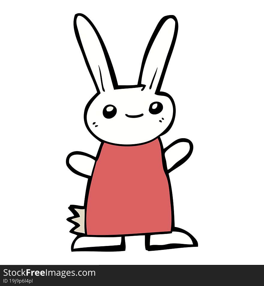 Cute Cartoon Rabbit