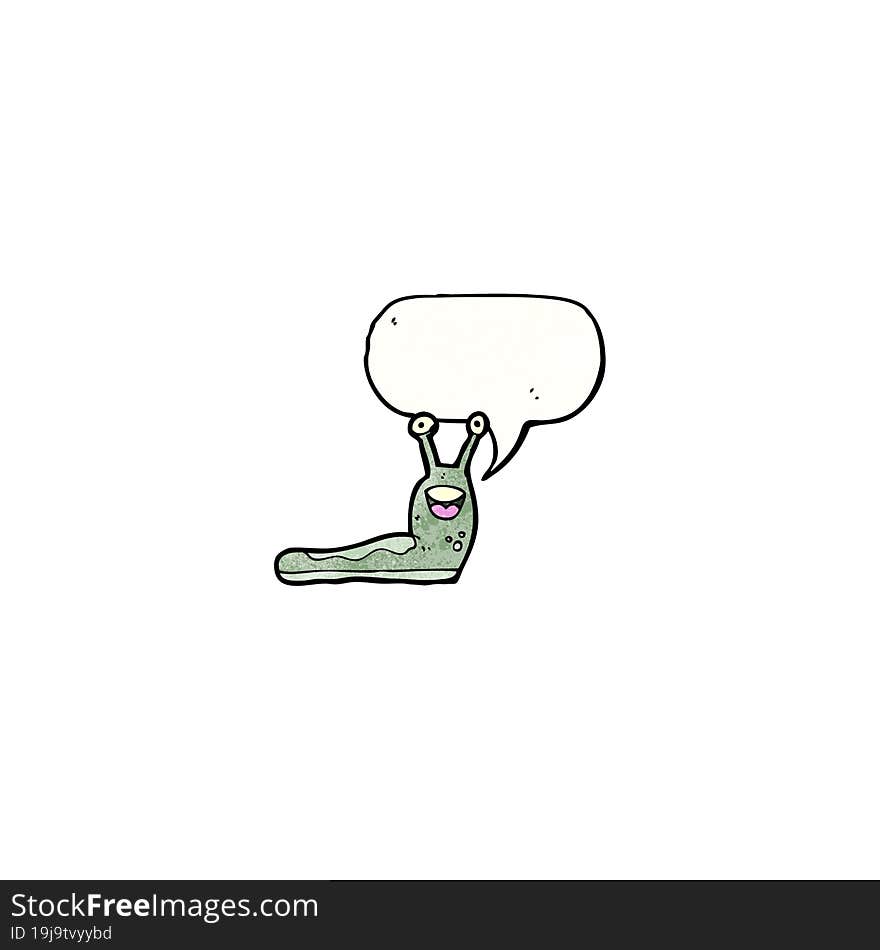 cartoon slug