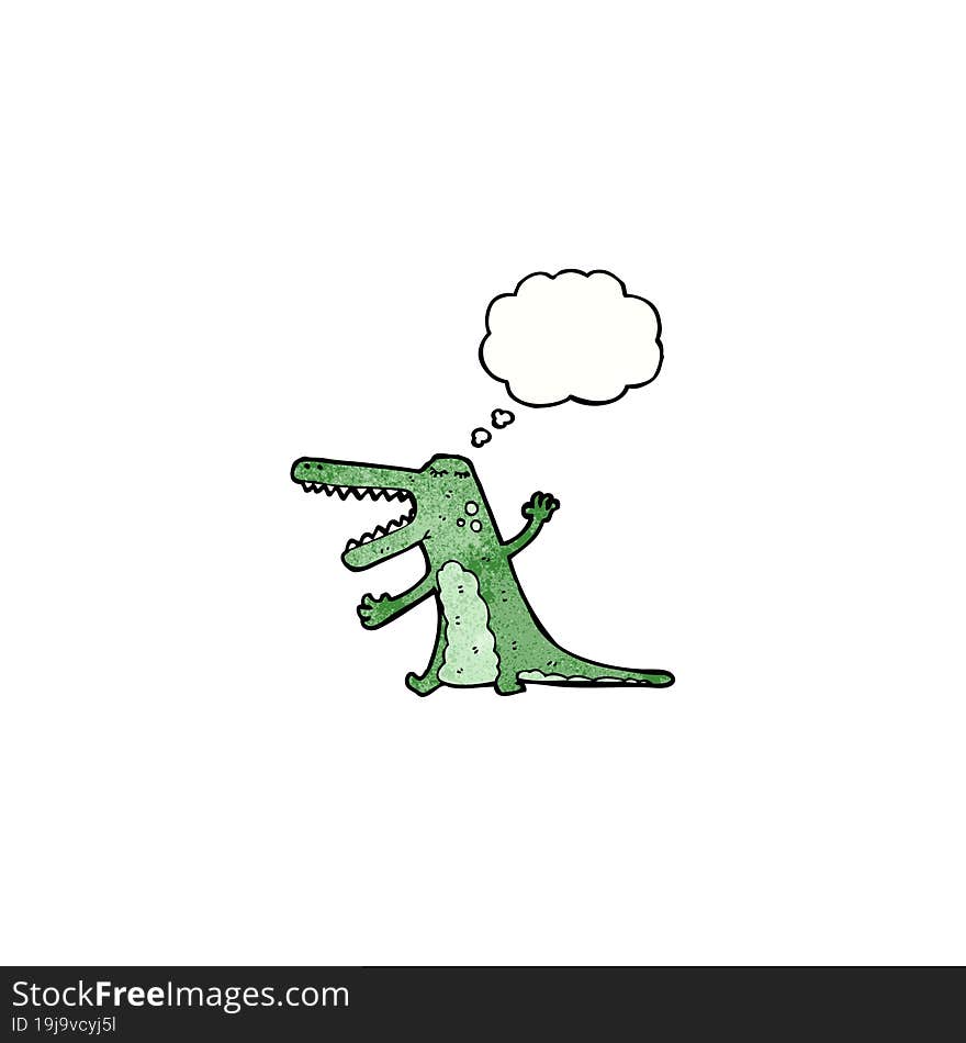 cartoon crocodile