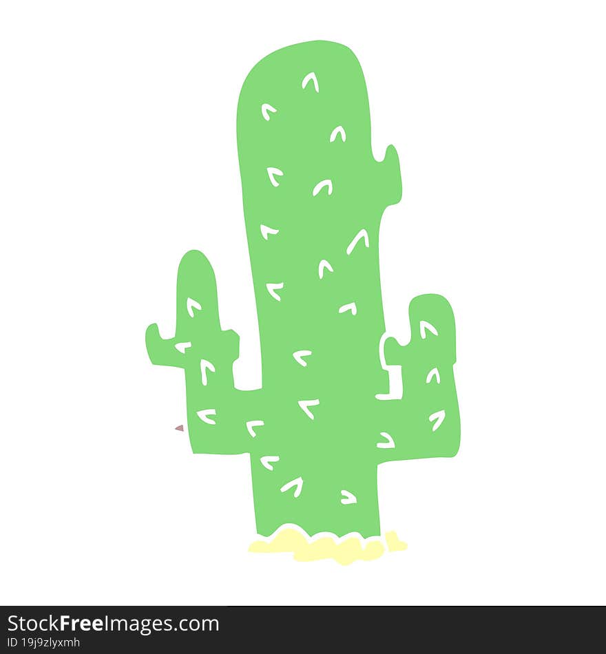 cartoon doodle cactus