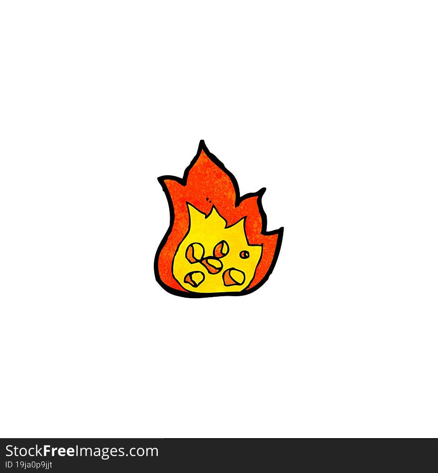 cartoon fire