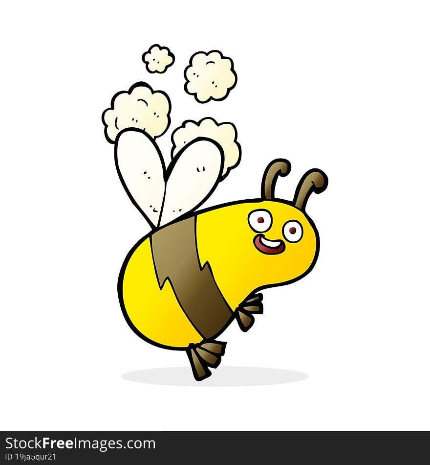 funny cartoon bee