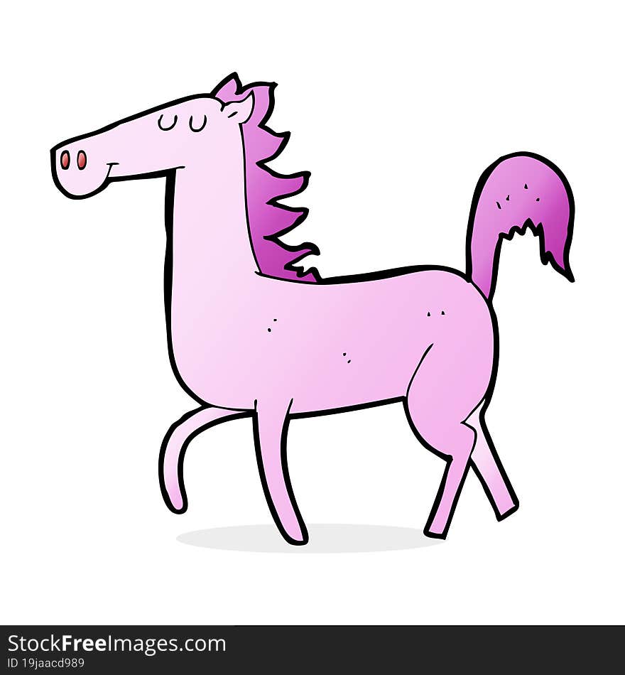 cartoon horse